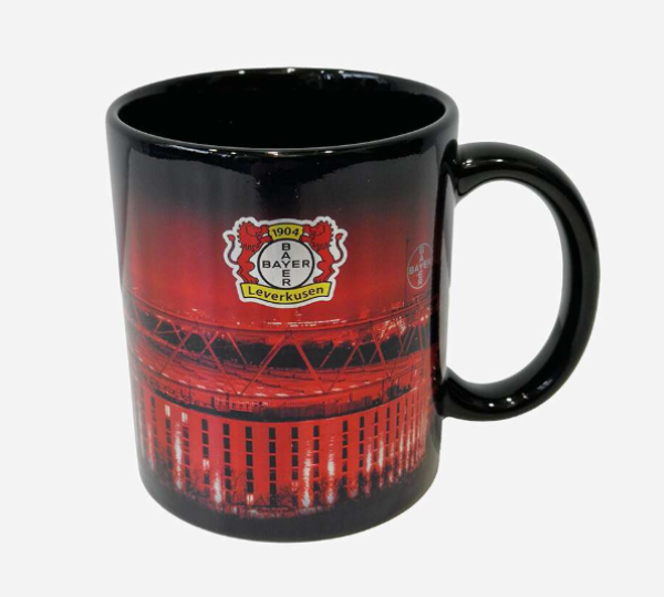 Bayer 04 Leverkusen - Tasse Bayarena bei Nacht